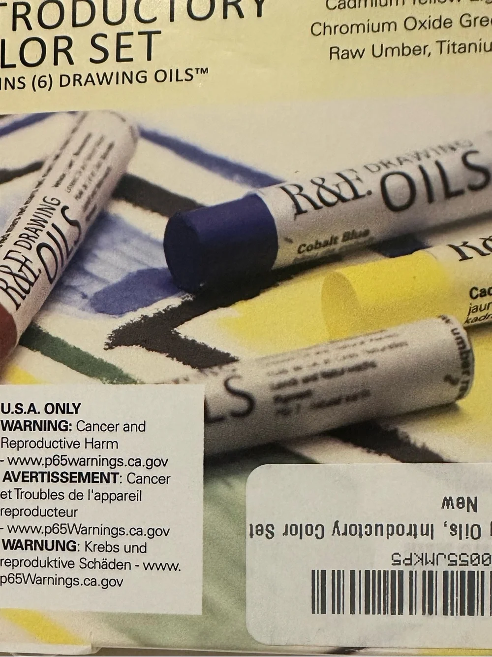 R&F Drawing Oils Introductory Set of 6 - Brand New